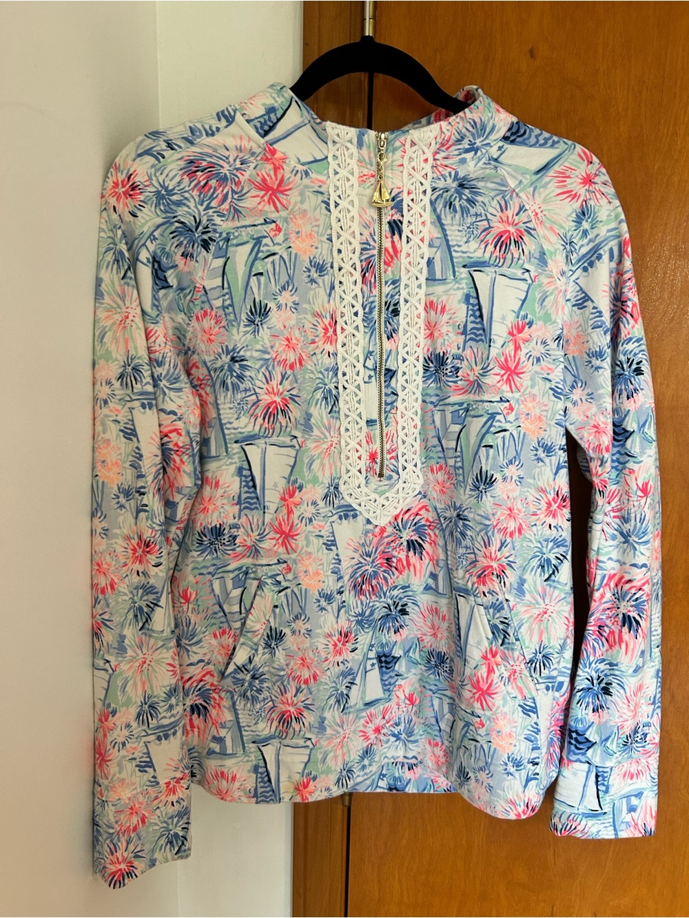 RARE HTF Lilly Pulitzer popover in sea to shining sea